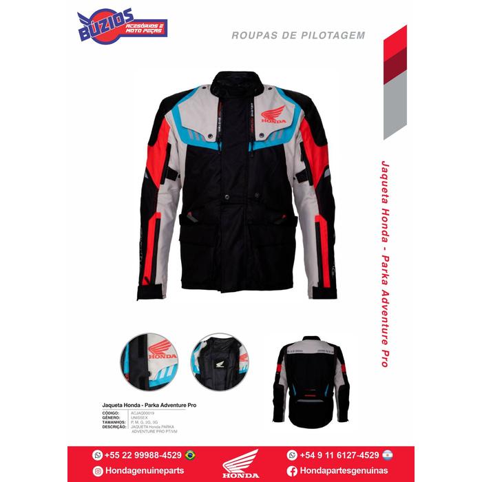 ACJAQ00019 Jaqueta Honda - Parka Adventure Pro