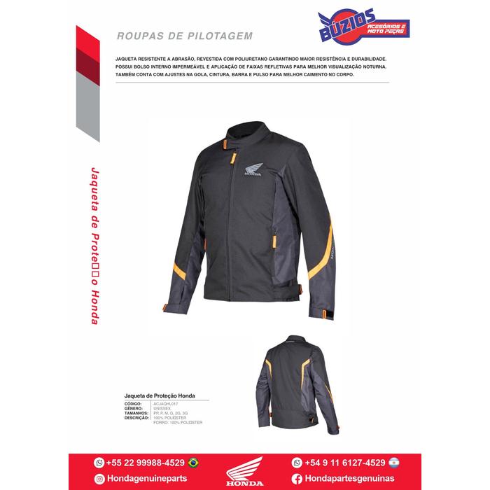 ACJAQHL017 Jaqueta de Proteo Honda