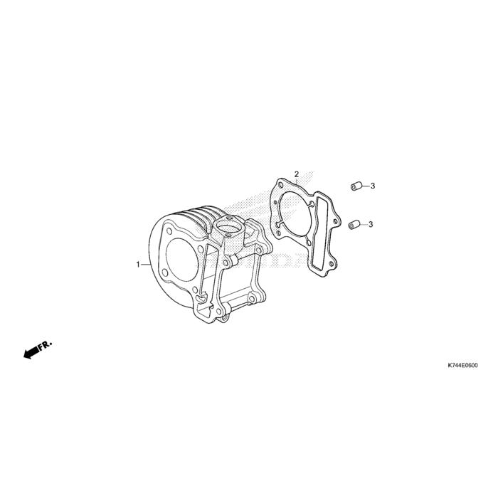 12191-KWP-D01 Junta Base Cilindro Honda New Elite 125