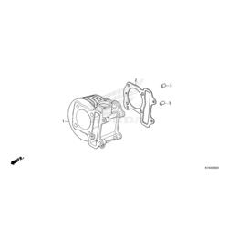 12191-KWP-D01 Junta Base Cilindro Honda New Elite 125